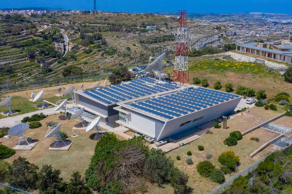 aerial photo of melita data centre in madliena
